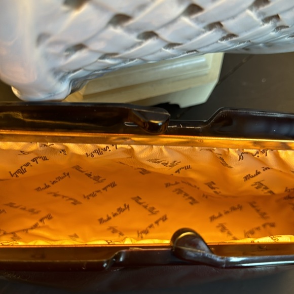 Made in Italy Faux Animal Print Clutch - Picture 3 of 4